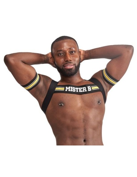 Harnais élastique X-Back Noir-Jaune Harnais élastique X-Back Noir-Jaune