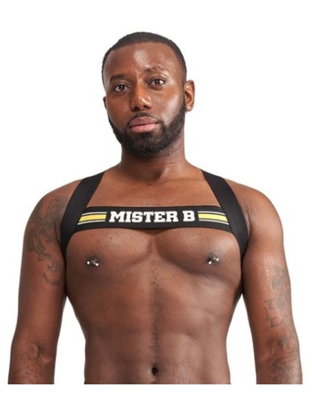 Harnais élastique X-Back Noir-Jaune Harnais élastique X-Back Noir-Jaune