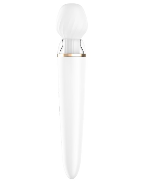 Double Wand-er Satisfyer 33cm Blanc