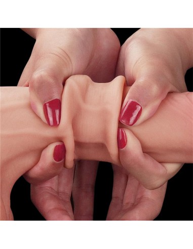 Gode réaliste Sliding Skin 16 x 4.5cm - Godes Réalistes - 5