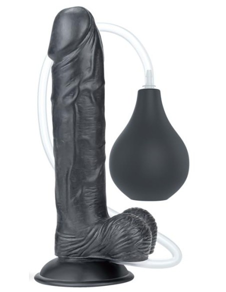 Gode éjaculateur Squirt 20 x 4.5cm Noir