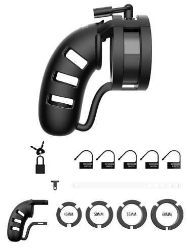 Cage de chasteté en silicone ManCage Modèle 19 - 11.5 x 3.2cm