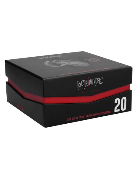 Cage de chasteté en silicone ManCage Modèle 20 - 9 x 3.5cm