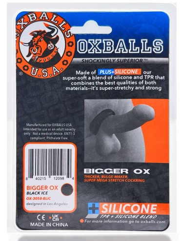 Cockring Silicone Bigger Ox Noir