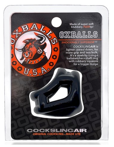 Ballstretcher souple Cocksling Air Noir