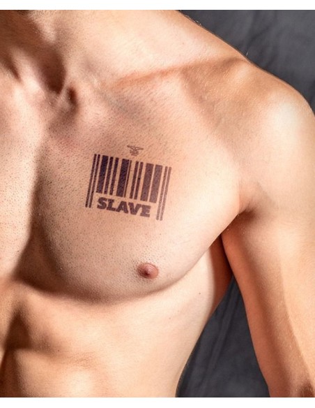 Tatouage éphémère MrB Slave 10 x 10cm