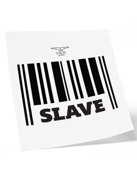 Tatouage éphémère MrB Slave 10 x 10cm