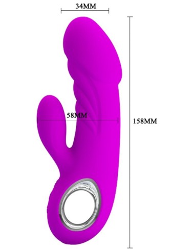 Vibro Rabbit Ansel Pretty Love 16 x 3.4cm