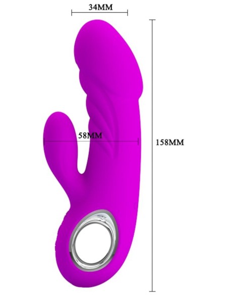 Vibro Rabbit Ansel Pretty Love 16 x 3.4cm