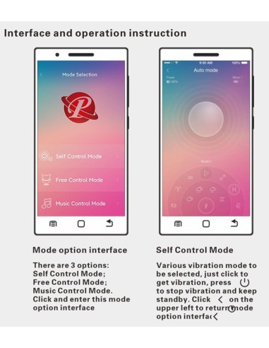 Stimulateur de prostate connecté Archenemy App Pretty Love 9 x 3.2cm