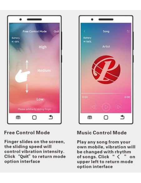 Stimulateur de prostate connecté Archenemy App Pretty Love 9 x 3.2cm