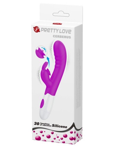 Vibro Rabbit Cerberus Pretty Love 21cm Violet