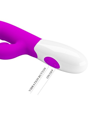 Vibro Rabbit Cerberus Pretty Love 21cm Violet