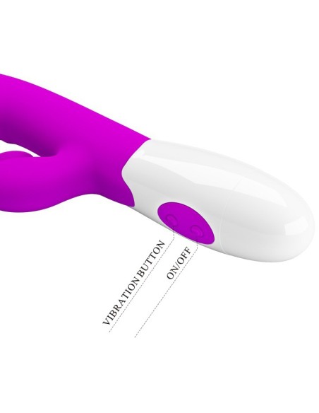 Vibro Rabbit Cerberus Pretty Love 21cm Violet