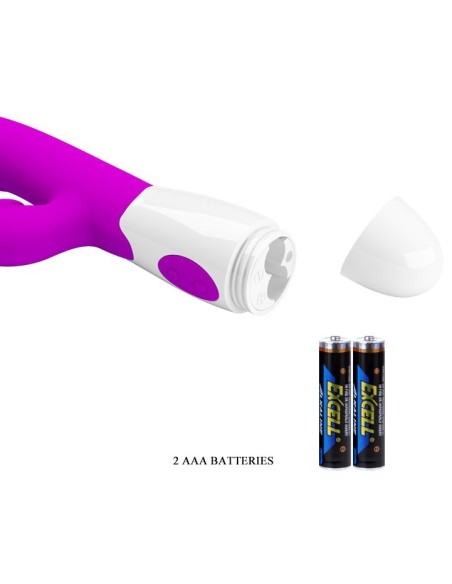 Vibro Rabbit Cerberus Pretty Love 21cm Violet