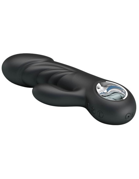 Vibromasseur Ansel Pretty Love 16cm Noir Vibromasseur Ansel Pretty Love 16cm Noir