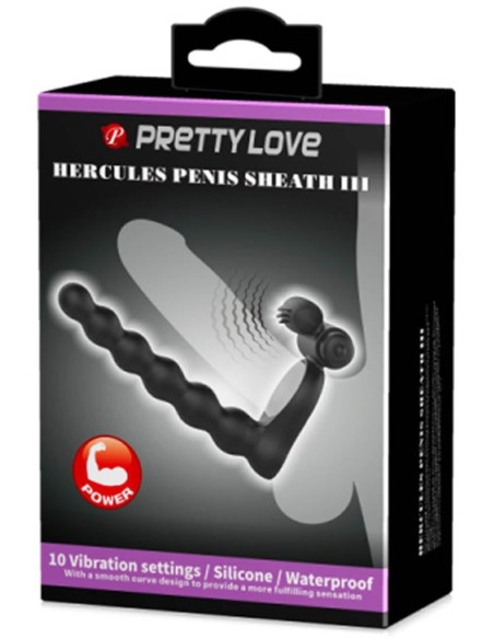 Embout de pénis Hercules Pretty Love 13 x 2.5cm Embout de pénis Hercules Pretty Love 13 x 2.5cm