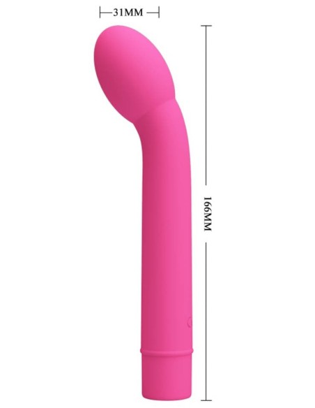 Vibro Point G Logan Pretty Love 16 x 3cm Rose Vibro Point G Logan Pretty Love 16 x 3cm Rose