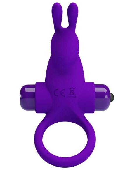 Cockring vibrant Dick Rabbit Pretty Love 30mm Violet