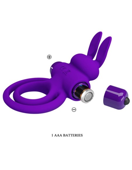Anneau vibrant avec Rabbit Bunny Ring 27mm - Anneaux Vibrants - 5