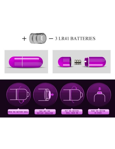 Doigt Vibrant Maxwell Pretty Love Violet - Gaines de Doigts - 6