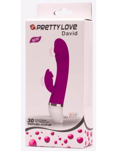 Vibro Rabbit David Pretty Love 20cm