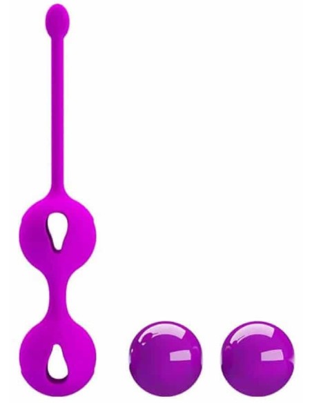 Boules de Geisha Tighten Up II Pretty Love 8.5 x 3.2cm Violet Boules de Geisha Tighten Up II Pretty Love 8.5 x 3.2cm Violet