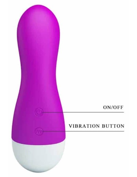 Stimulateur de clitoris Ian Pretty Love 12cm Violet Stimulateur de clitoris Ian Pretty Love 12cm Violet
