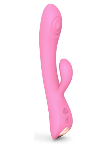 Vibro Rabbit Bunny & Clyde Love to Love 22cm Rose
