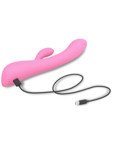 Vibro Rabbit Bunny & Clyde Love to Love 22cm Rose