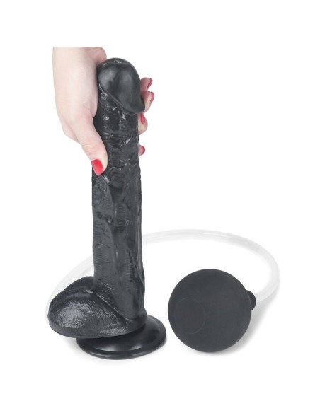 Gode réaliste éjaculateur Squirt 22 x 4.5cm Noir Gode réaliste éjaculateur Squirt 22 x 4.5cm Noir
