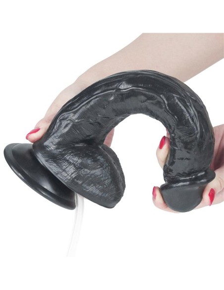 Gode réaliste éjaculateur Squirt 22 x 4.5cm Noir Gode réaliste éjaculateur Squirt 22 x 4.5cm Noir