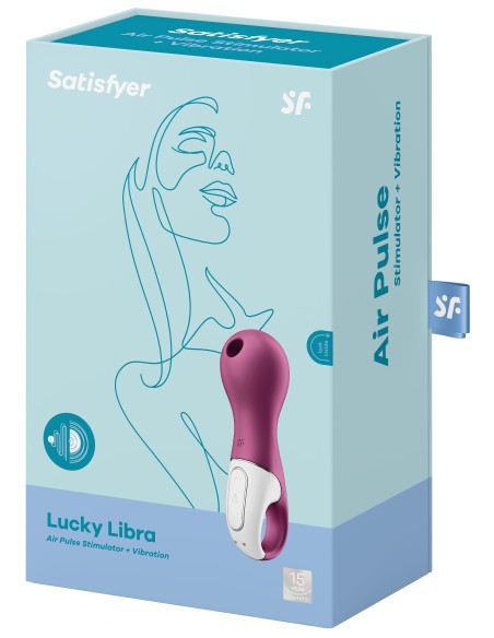 Stimulateur de clitoris Lucky Libra Satisfyer Mauve