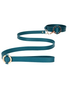 Collier-Laisse Halo Col Bleu