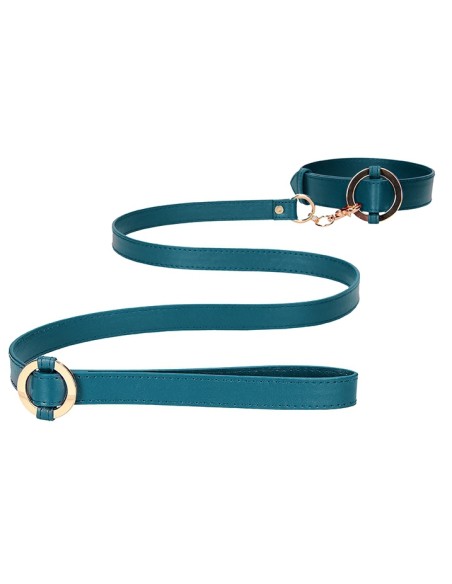 Collier-Laisse Halo Col Bleu