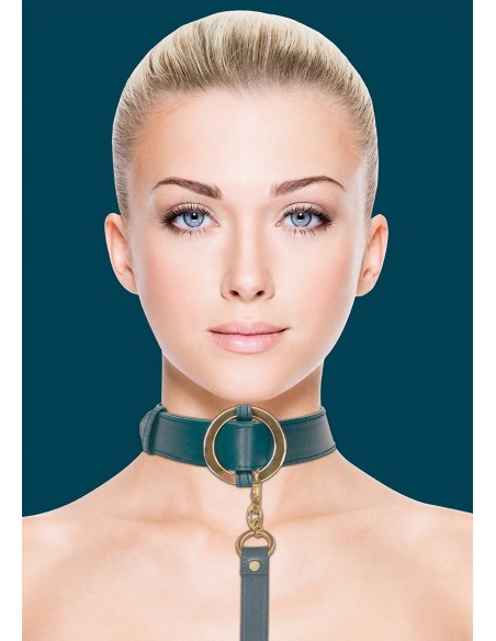 Collier-Laisse Halo Col Bleu