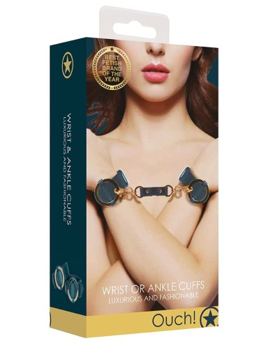 Menottes Halo Cuff Bleues