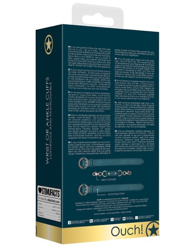 Menottes Halo Cuff Bleues