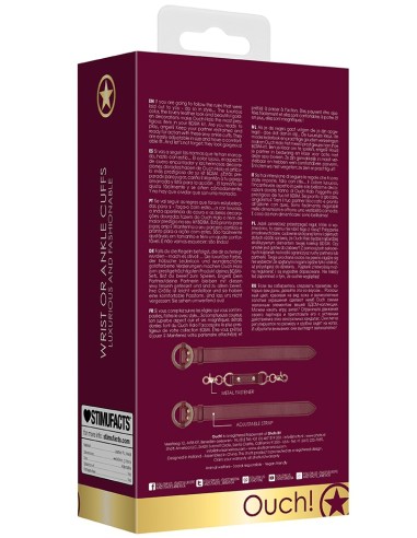 Menottes Halo Cuff Rouges