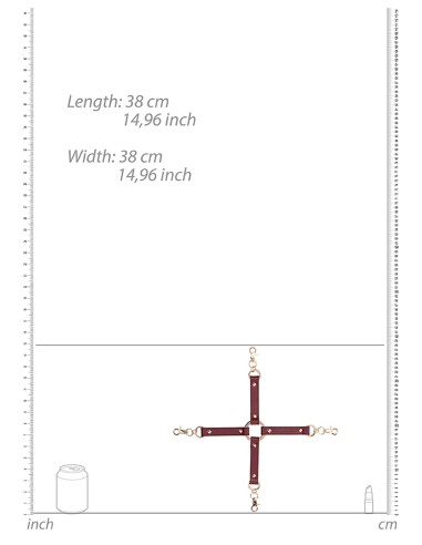 Hogtie pour Menottes Connector Rouge
