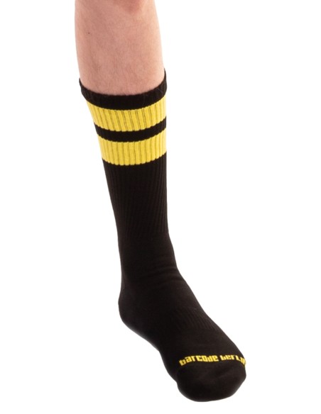 Chaussettes GYM SOCKS Noir-Jaune