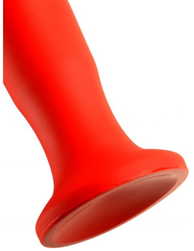 Gode long Stretch Worm N°1 - 39 x 3cm Rouge