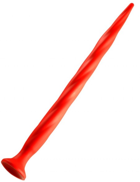 Gode long Stretch Worm N°3 - 48 x 3.7cm Rouge Gode long Stretch Worm N°3 - 48 x 3.7cm Rouge