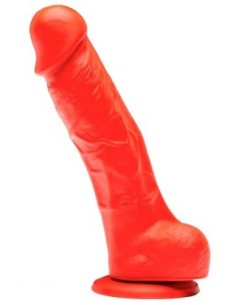 Gode en silicone Stretch N°1 - 14 x 3.7cm Rouge