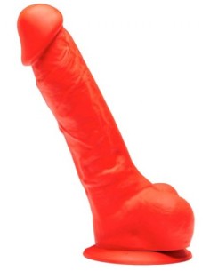 Gode en silicone Stretch N°2 - 17 x 4.3cm Rouge