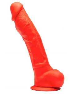 Gode en silicone Stretch N°4 - 23 x 5.2cm Rouge