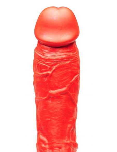 Gode en silicone Stretch N°5X - 27 x 8cm Rouge