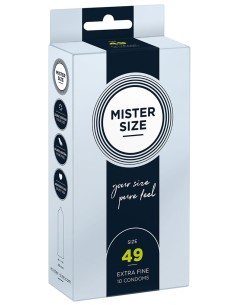 Préservatifs MISTER SIZE 49mm x10