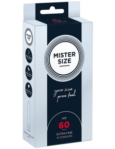 Préservatifs MISTER SIZE 60mm x10