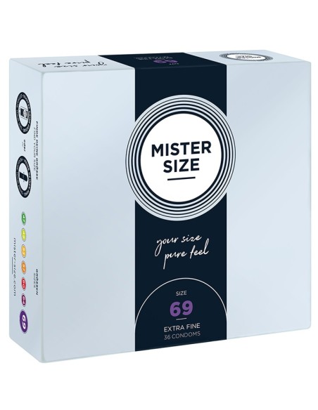 Préservatifs MISTER SIZE 69mm x36 Préservatifs MISTER SIZE 69mm x36